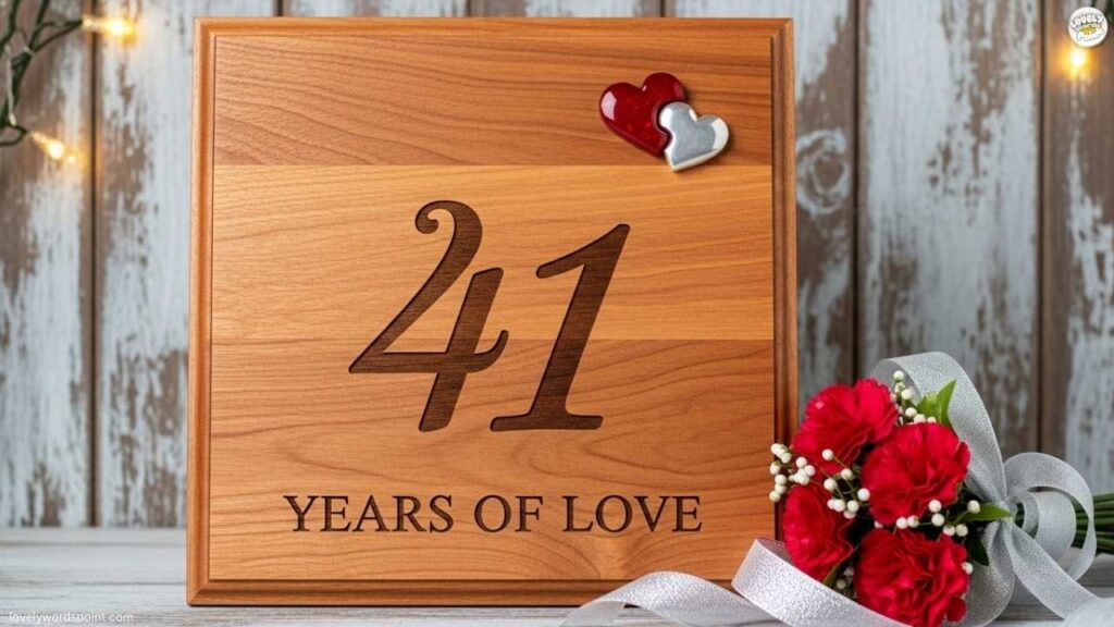 41St Wedding Anniversary Gift