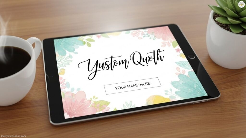 Customizable Quotes and Wishes 