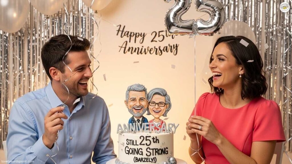 Funny Happy 25th Anniversary Wishes