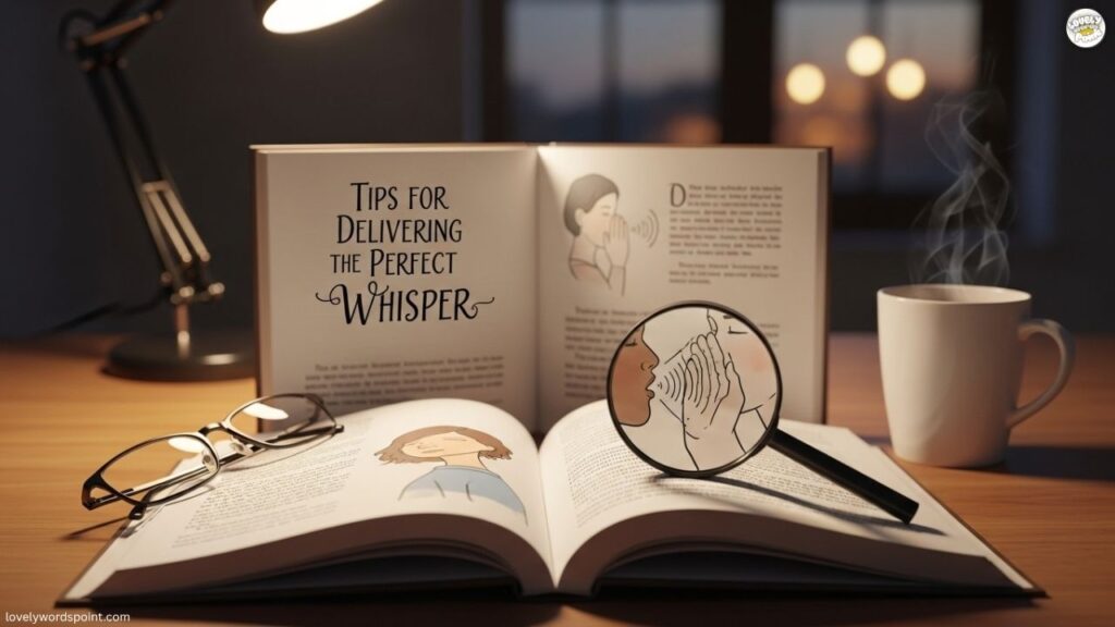 Tips for Delivering the Perfect Whisper