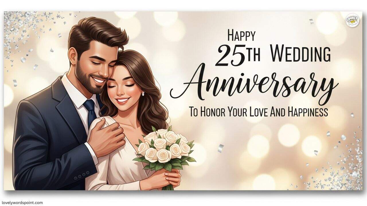 25th wedding anniversary wishes